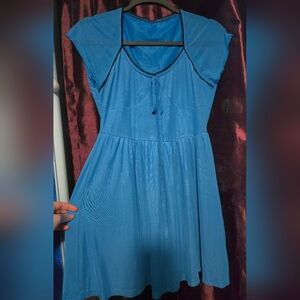 ♡Sugar*Thrillz♡ x*Dolls Kill* Blue Mesh Dress
